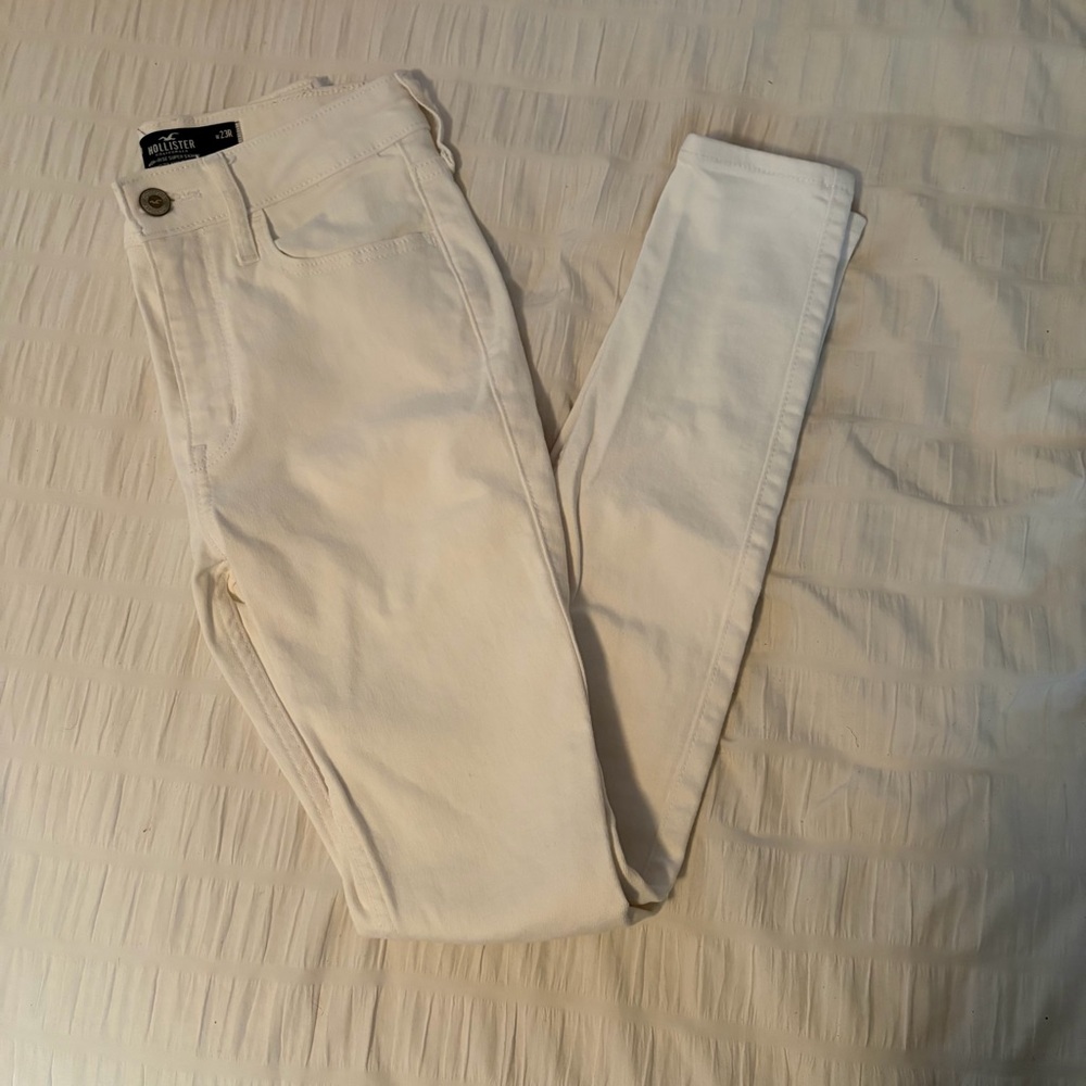 Hollister White Skinny Jeans